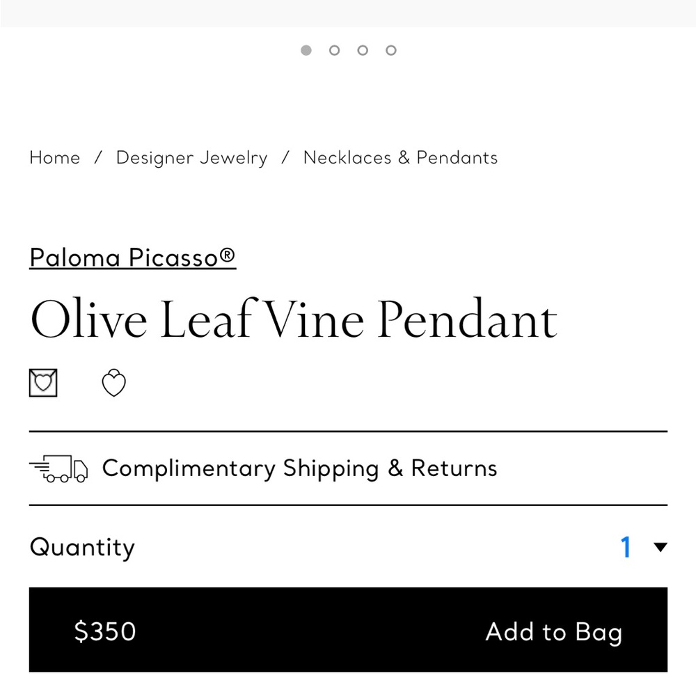 Tiffany and Co. Paloma Picasso Sterling Silver Necklace - Picture 5 of 5